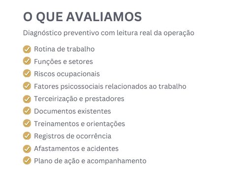 Diagnóstico preventivo com leitura real da operação