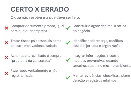 O que não resolve e o que deve ser feito